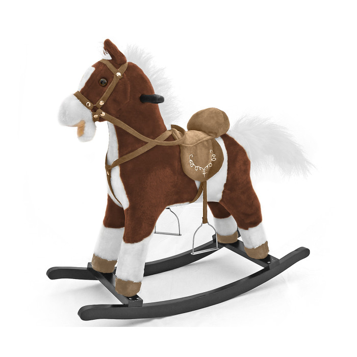 Hojdací koník Mustang Dark Brown – Milly Mally