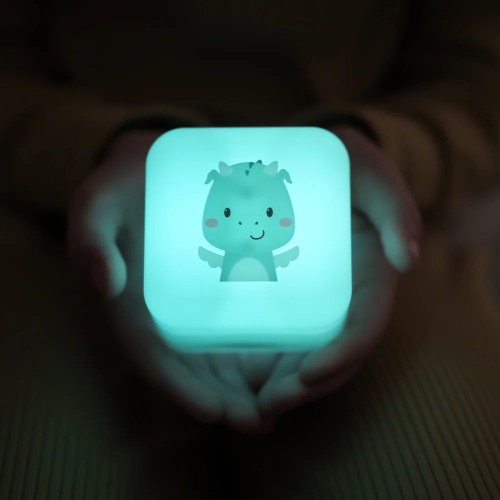 Detská nočná lampička – prenosné LED svetlo s dotykom - Dráčik