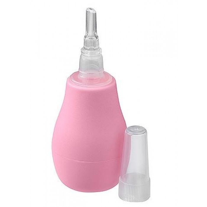 BabyOno Nosová odsávačka hlienov  - rúžový