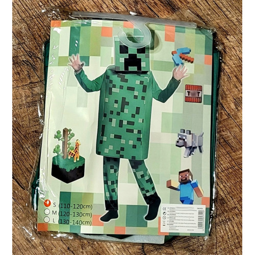 Detský kostým Minecraft Creeper 104-116 S