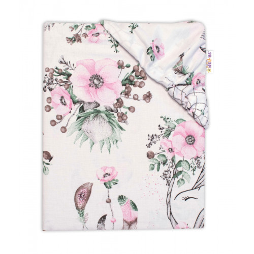 Baby Nellys 6-dielna výhod. súprava pre bábätko s darčekom,120x90, Sny Jednorožca, ružová