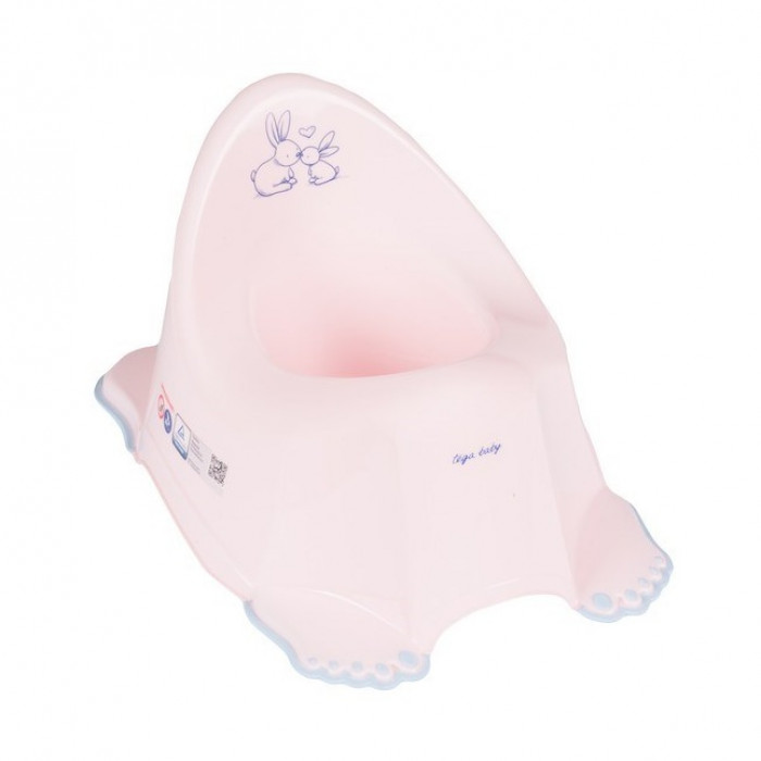 Tega Baby Nočník s protišmykovou funkciou Eco Bunny - ružový