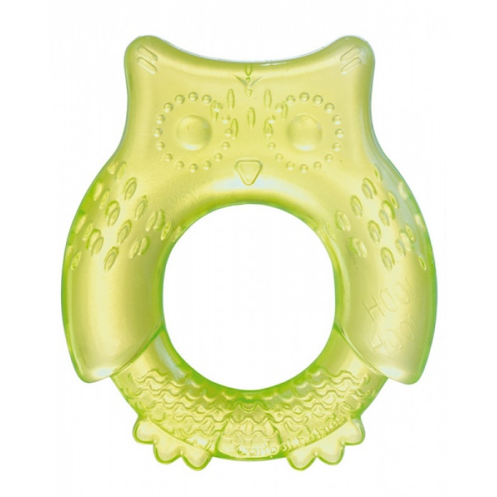 Hryzátko vodné, chladiace Canpol Babies - Malá sova zelená