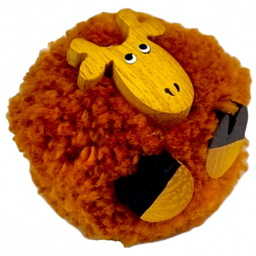2Kids Toys Drevená magnetka veľká brmbolec Žirafa