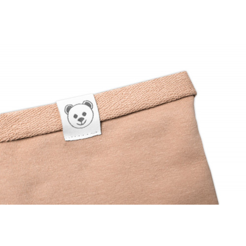 Čiapka s nákrčníkom bavlna, Little Bear, Baby Nellys, béžová, veľ. 98/134