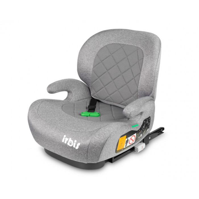 Podsedák, autosedačka Irbis i-Size 125–150 cm s ISOFIX – šedá