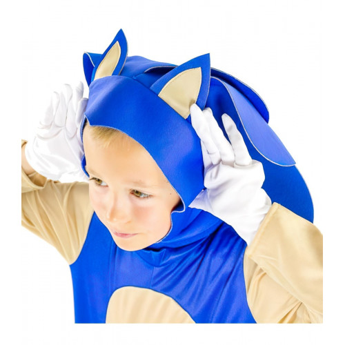 Detský kostým Sonic s maskou a rukavicami 104-110 S