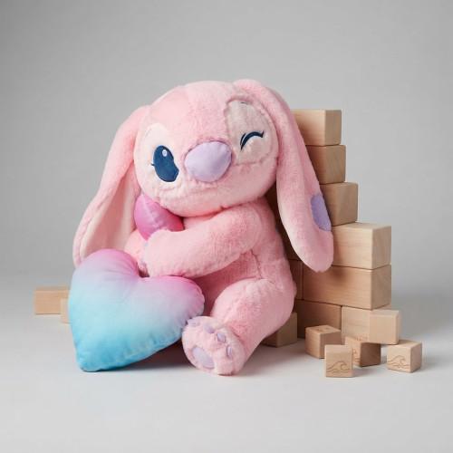 Plyšová hračka Lilo a Stitch Angel so srdiečkom Maxi 40cm