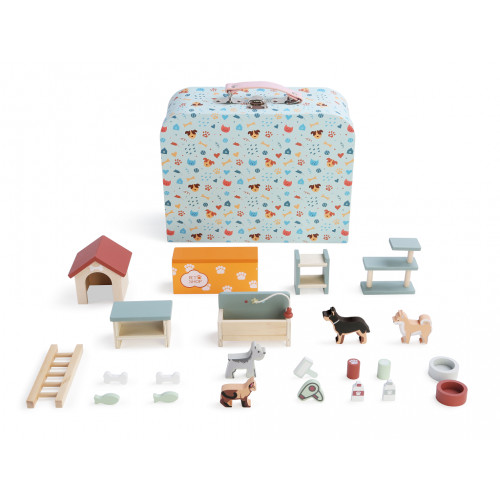 2Kids Toys Domček pre maznáčikov v kufríku