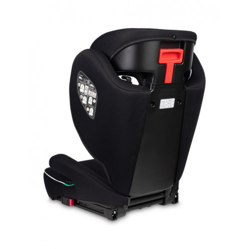 Detská autosedačka Breezy 2v1 s isofixom, 100-150 cm, čierna