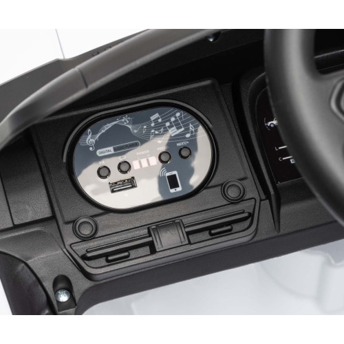 Elektrické autíčko Lexus GX550 SUV s diaľkovým ovládaním, LED a Bluetooth, biele