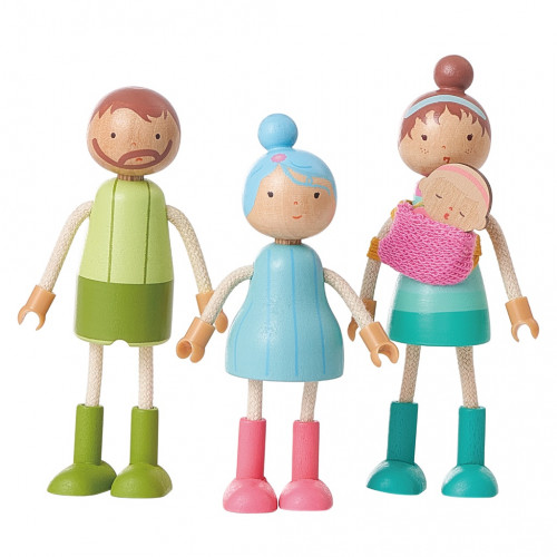 2Kids Toys Súprava nábytku s rodinou 5 v 1