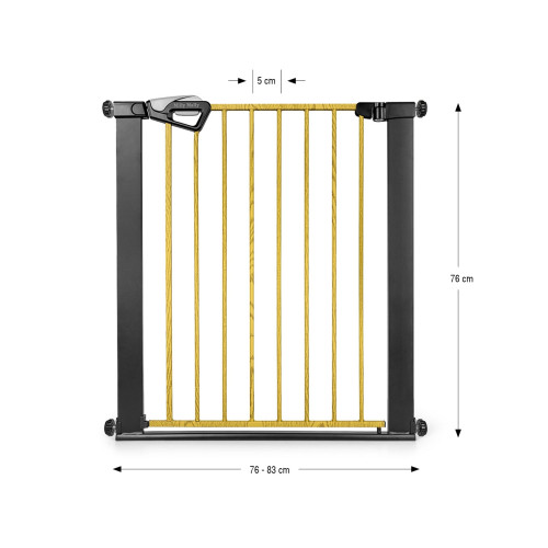 Bezpečnostná zábrana GUARDY 76–83 cm – zábrana na schody a dvere
