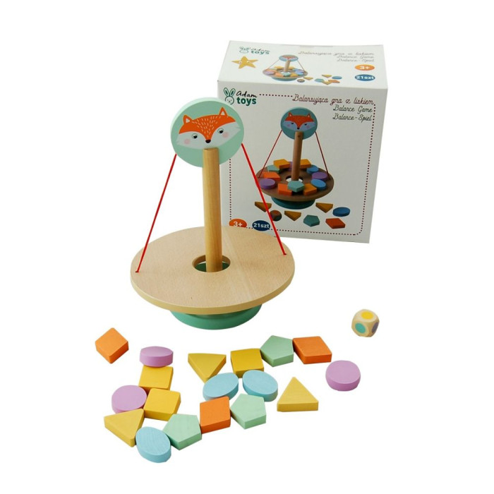 Adam Toys Balančná hra s tvarmi - líška