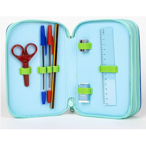 Školský peračník trojposchodový s náplňou Paw Patrol Pups