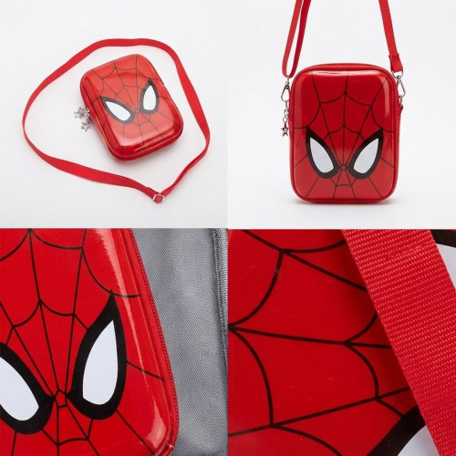 Detská taška cez rameno Spiderman Red