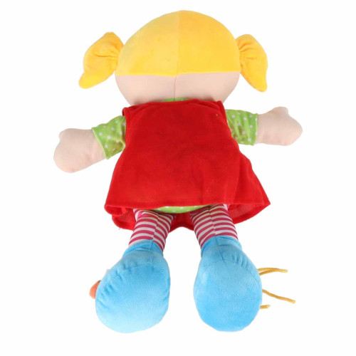 Montessori látková bábika Ivanka – senzorická maznavá bábika, 46cm, XXL