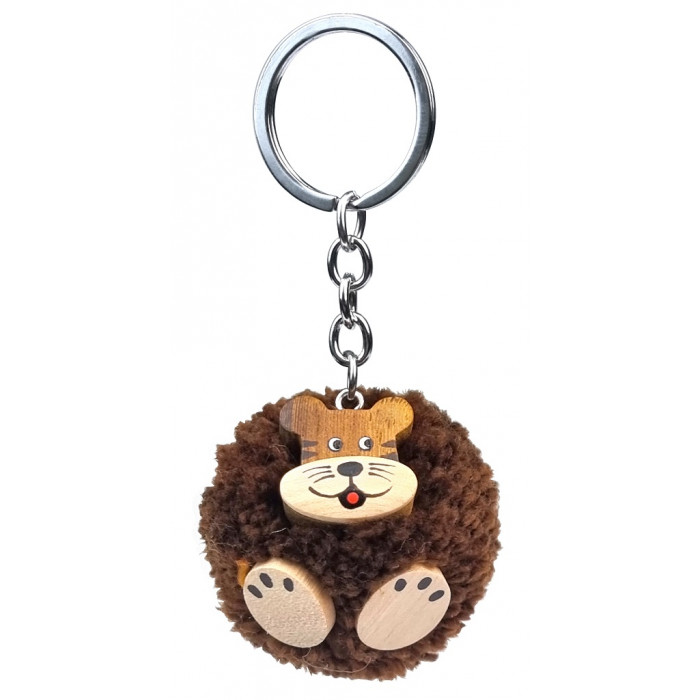 2Kids Toys Drevená kľúčenka brmbolec Tiger