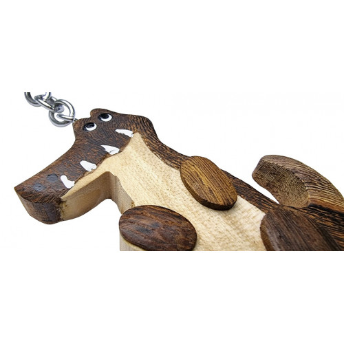 2Kids Toys Drevená kľúčenka veľká Krokodíl