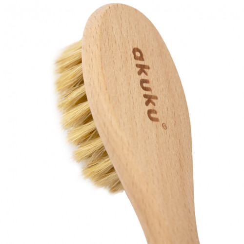 Drevená kefa s prírodnými štetinami Natural