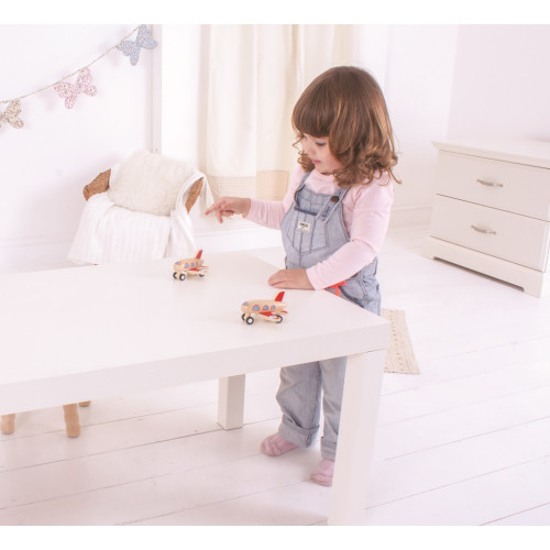 Bigjigs Toys Drevené naťahovacie lietadlo 1 ks