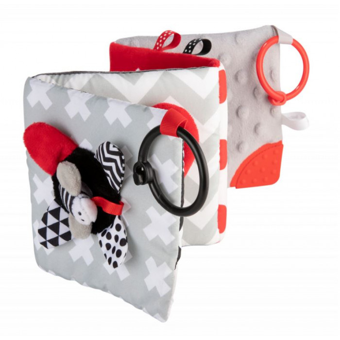 Canpol Babies Zábavná kontrastná edukatívna knižka SENSORY TOYS