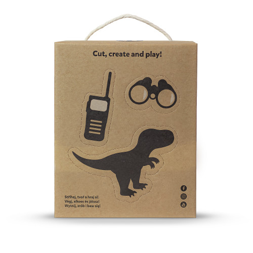 Látková bábika Max dinosaurus 34 cm pre bábätká