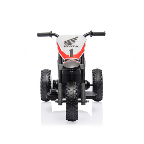 Elektrická detská motorka Honda CRF450R 6V trojkolka - šedá