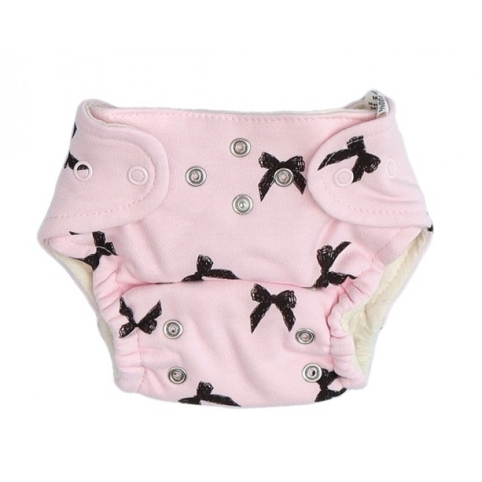 Mamatti Látková plienka EKO sada - nohavičky + 2 x plienka, veľ. 5 - 14 kg, Bow Mamatti Látková plienka EKO sada - nohavičky + 2 x plienka, veľ. 5 - 14 kg, Bow