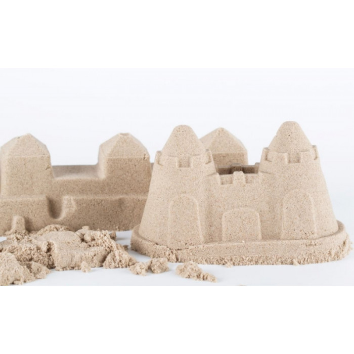 Adam Toys, Kinetický piesok - prírodný - 3kg + formičky, pieskovisko zadarmo Adam Toys, Kinetický piesok - prírodný - 3kg + formičky, pieskovisko zadarmo
