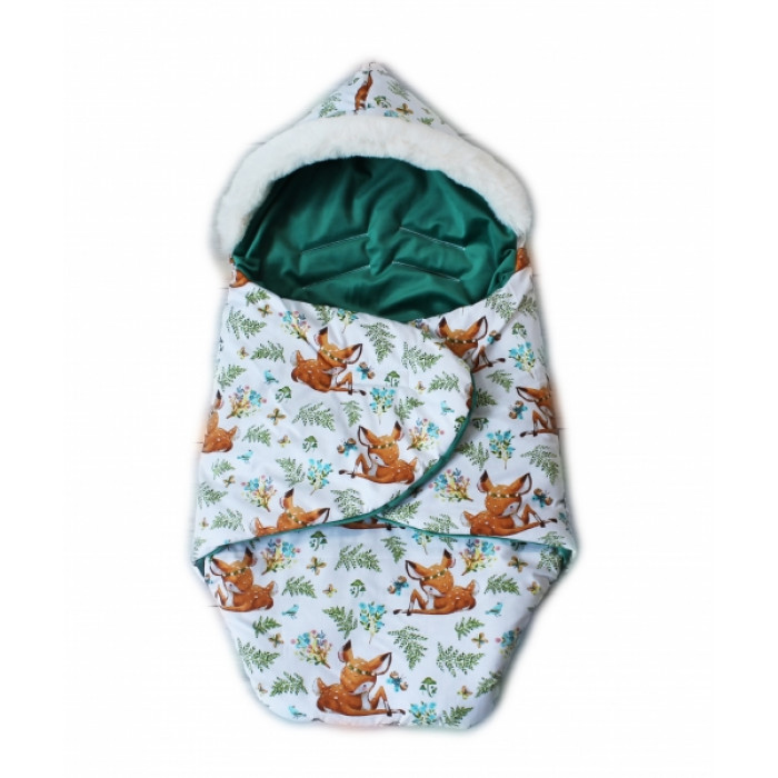 Baby Nellys zavinovacie fusak s kožušinkou Škriatok, dĺžka 85 cm - koloušek Baby Nellys zavinovacie fusak s kožušinkou Škriatok, dĺžka 85 cm - koloušek