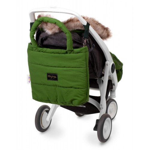 Baby Nellys taška na kočík STYLE, oliva