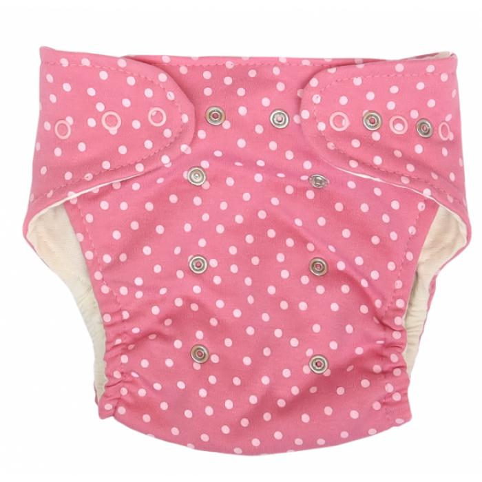Mamatti Látková plienka EKO sada - nohavičky + 2 x plienka, Princezna Bodka, vel. 5-14 kg Mamatti Látková plienka EKO sada - nohavičky + 2 x plienka, Princezna Bodka, vel. 5-14 kg