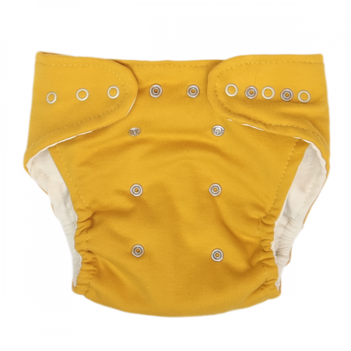 Mamatti Látková plienka EKO sada - nohavičky + 2 x plienka, Mýval, veľ. 5-14 kg horčicová Mamatti Látková plienka EKO sada - nohavičky + 2 x plienka, Mýval, veľ. 5-14 kg horčicová