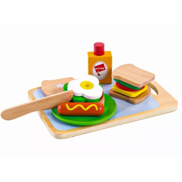 Eco Toys Drevená sada - Raňajky Eco Toys Drevená sada - Raňajky