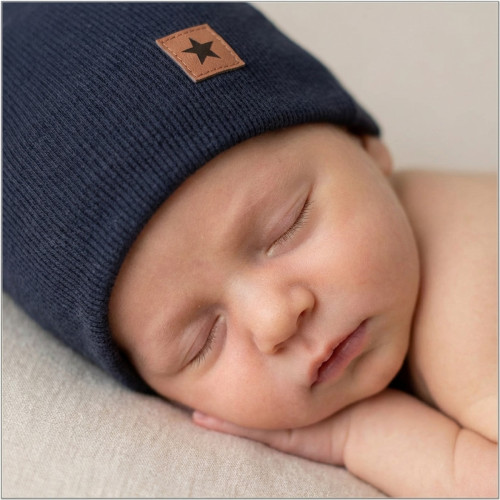 Z&Z Dvojvrstvová rebrovaná čiapočka + nákrčník, čierná, veľ. 104/110