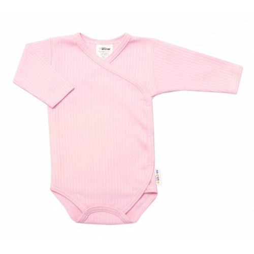 Baby Nellys 5-dielna rebrovaná súpravička do pôrodnice Girl, ružová, veľ. 62