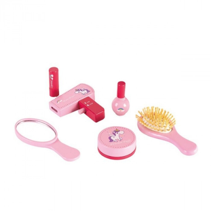 Eco Toys 6-dielna drevená kozmetická sada s taškou Eco Toys 6-dielna drevená kozmetická sada s taškou