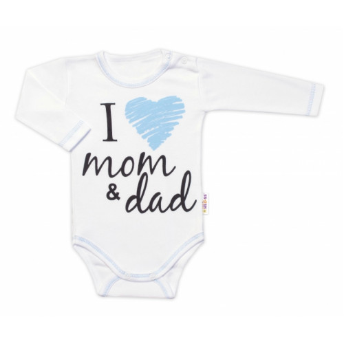 Baby Nellys Súpravička do pôrodnice  I love mom & dad, kluk