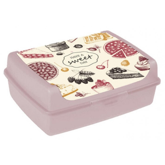 Box na desiatu Sweet Day - midi 1 l, ružový Box na desiatu Sweet Day - midi 1 l, ružový