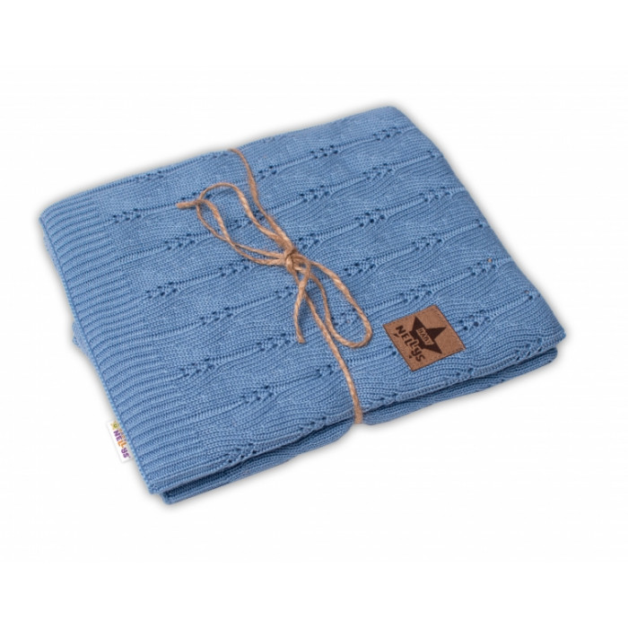 Luxusná bambusová detská deka Bamboo, 80x100 cm Baby Nellys, jeans Luxusná bambusová detská deka Bamboo, 80x100 cm Baby Nellys, jeans