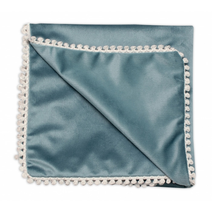 Detská deka Velvet - obojstranná s ozdobným lemovaním, Baby Nellys 100 x 75 cm, zelená Detská deka Velvet - obojstranná s ozdobným lemovaním, Baby Nellys 100 x 75 cm, zelená