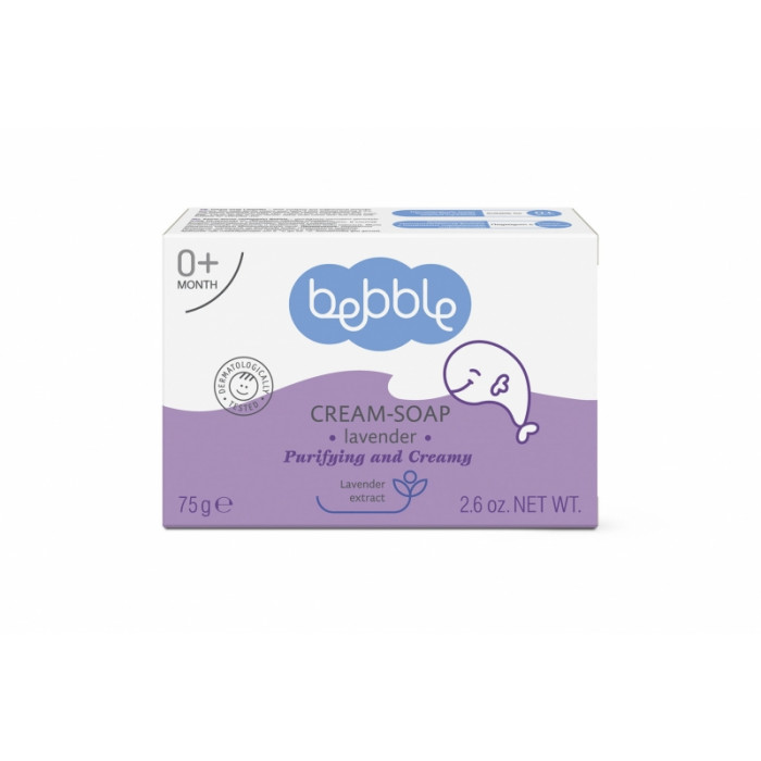 Detské mydlo Bebble s levanduľou 75g - 1ks Detské mydlo Bebble s levanduľou 75g - 1ks