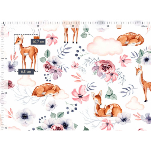 Detský fusak maxi PREMIUM Srnka 110x50cm + rukávník zadarmo