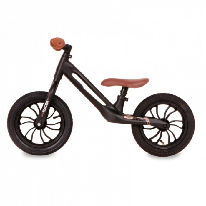 Detský balančný bicykel, odrážadlo Racer, hnedé Detský balančný bicykel, odrážadlo Racer, hnedé