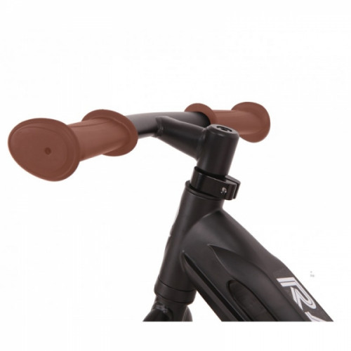 Detský balančný bicykel, odrážadlo Racer, hnedé