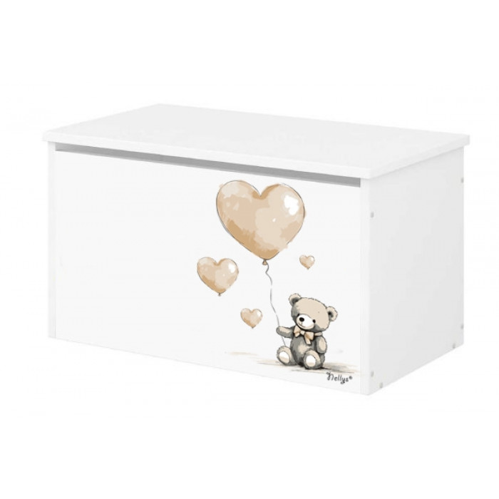 Box na hračky Nellys - Teddy love - béžový Box na hračky Nellys - Teddy love - béžový