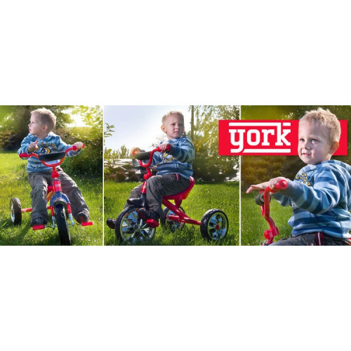 Detská trojkolka YORK - červená