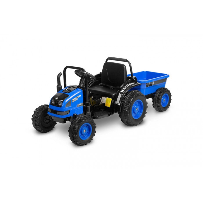 Aku záhradný traktor pre deti, modrý Aku záhradný traktor pre deti, modrý