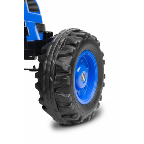 Aku záhradný traktor pre deti, modrý
